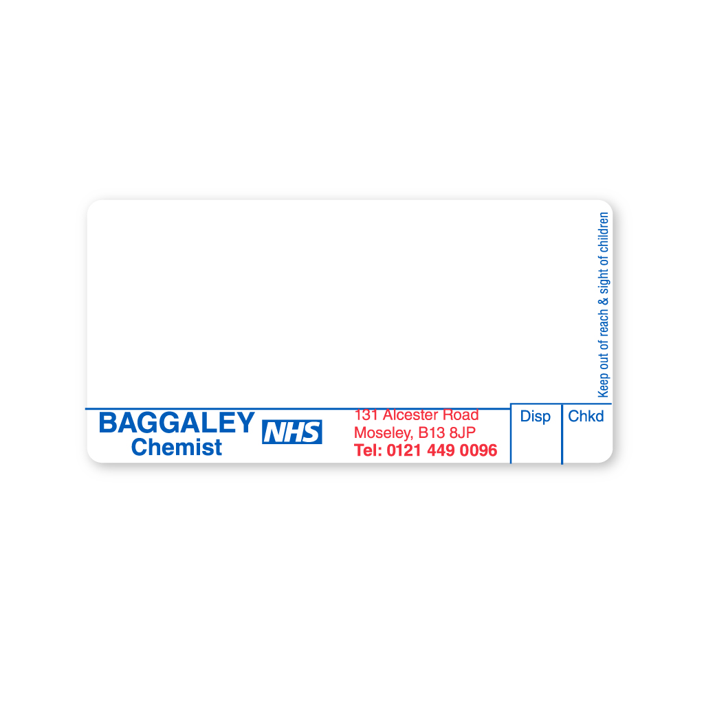 [EMT1923] Baggaley Chemist Labels