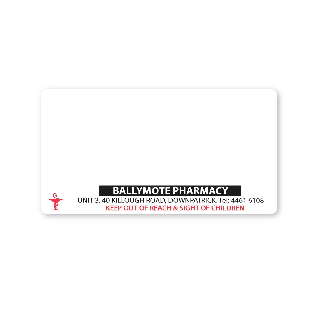 Ballymote Pharmacy Labels Pharmacy Plus 