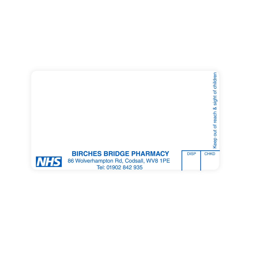 [BREMT2942] Birches Bridge Pharmacy Labels