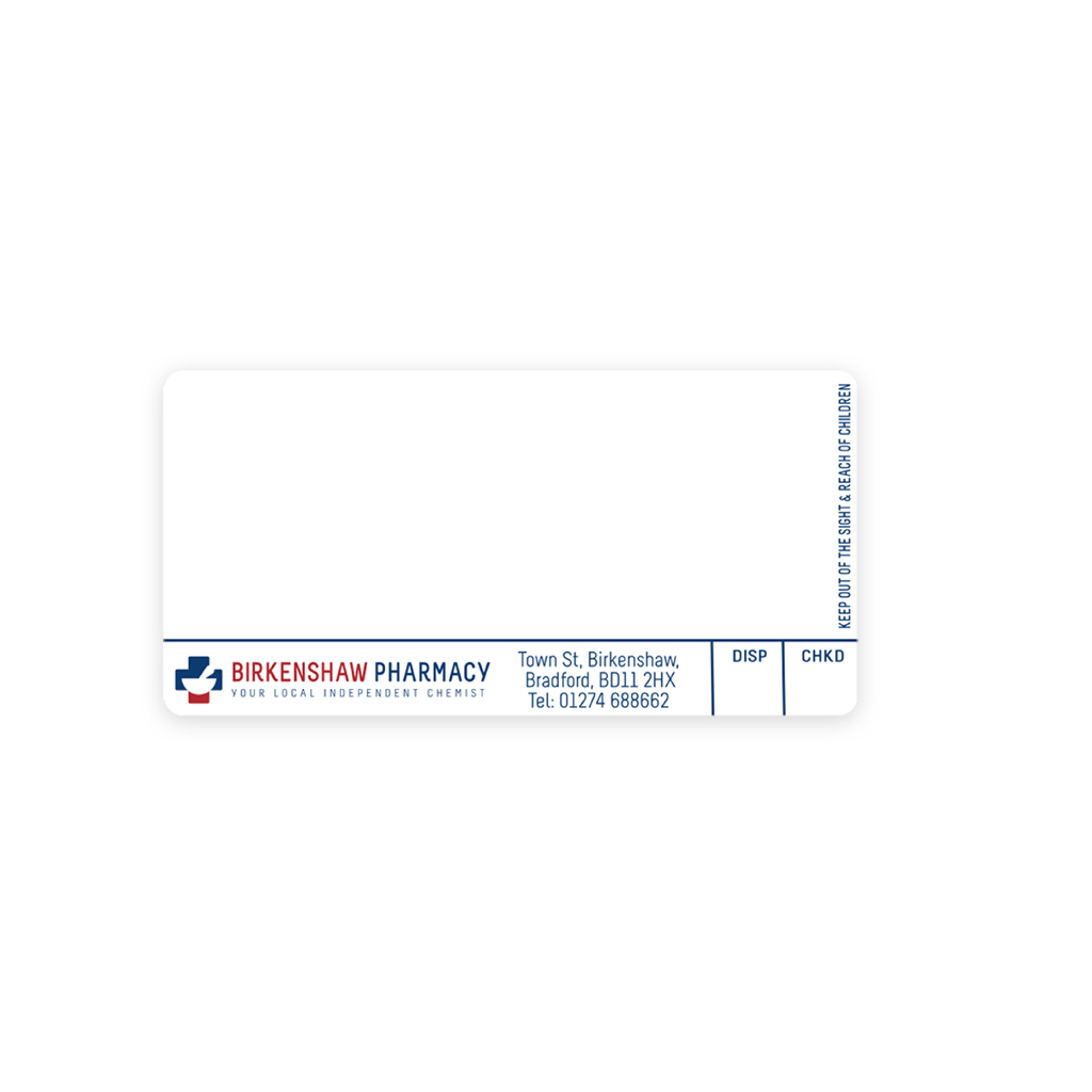 [EMT2018] Roshban Birkenshaw Pharmacy Labels