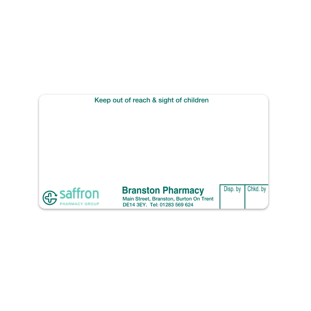 Saffron Group - Branston Pharmacy Labels