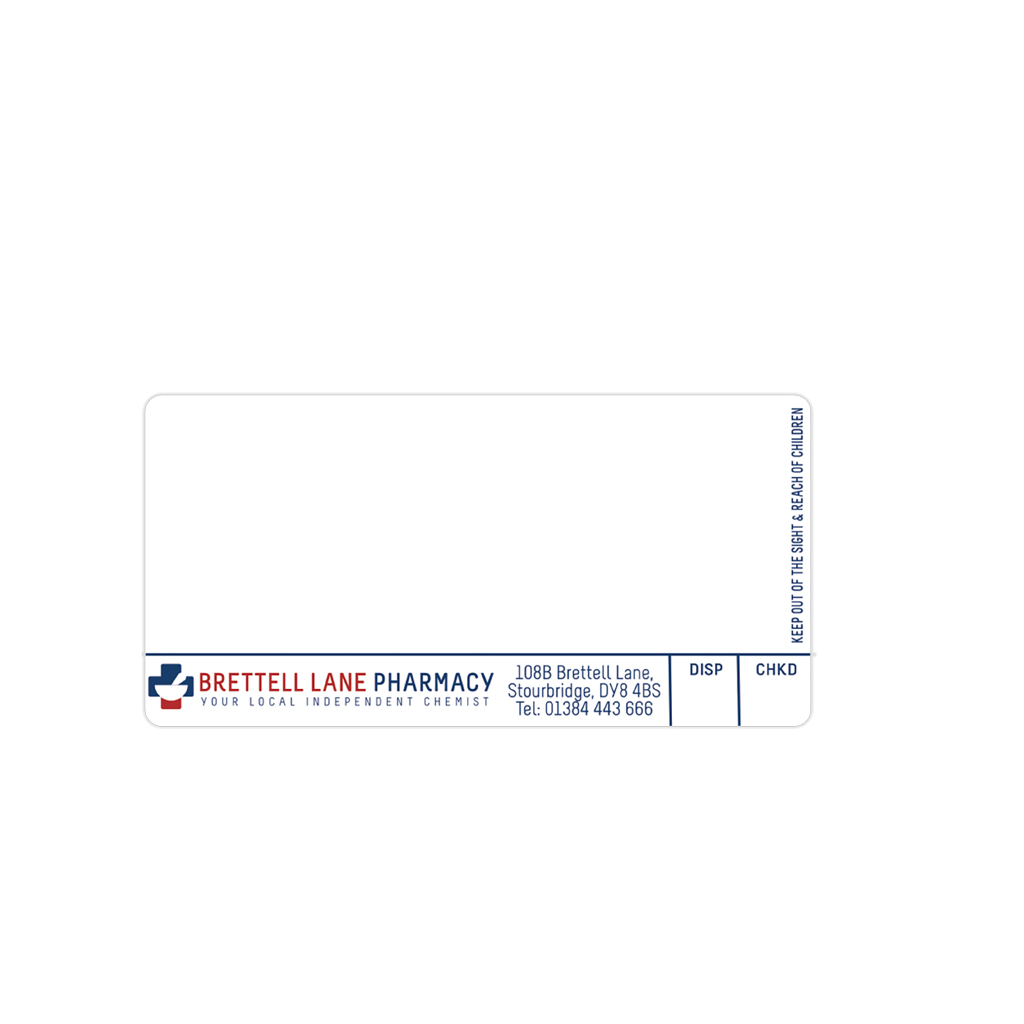 [EMT1695] Roshban Brettell Pharmacy Labels