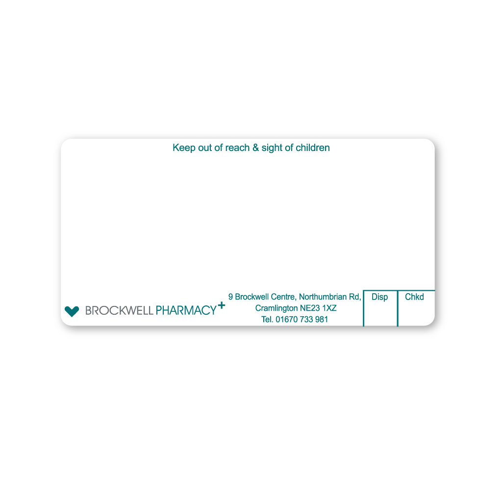 Ascent Group   Brockwell Pharmacy Labels