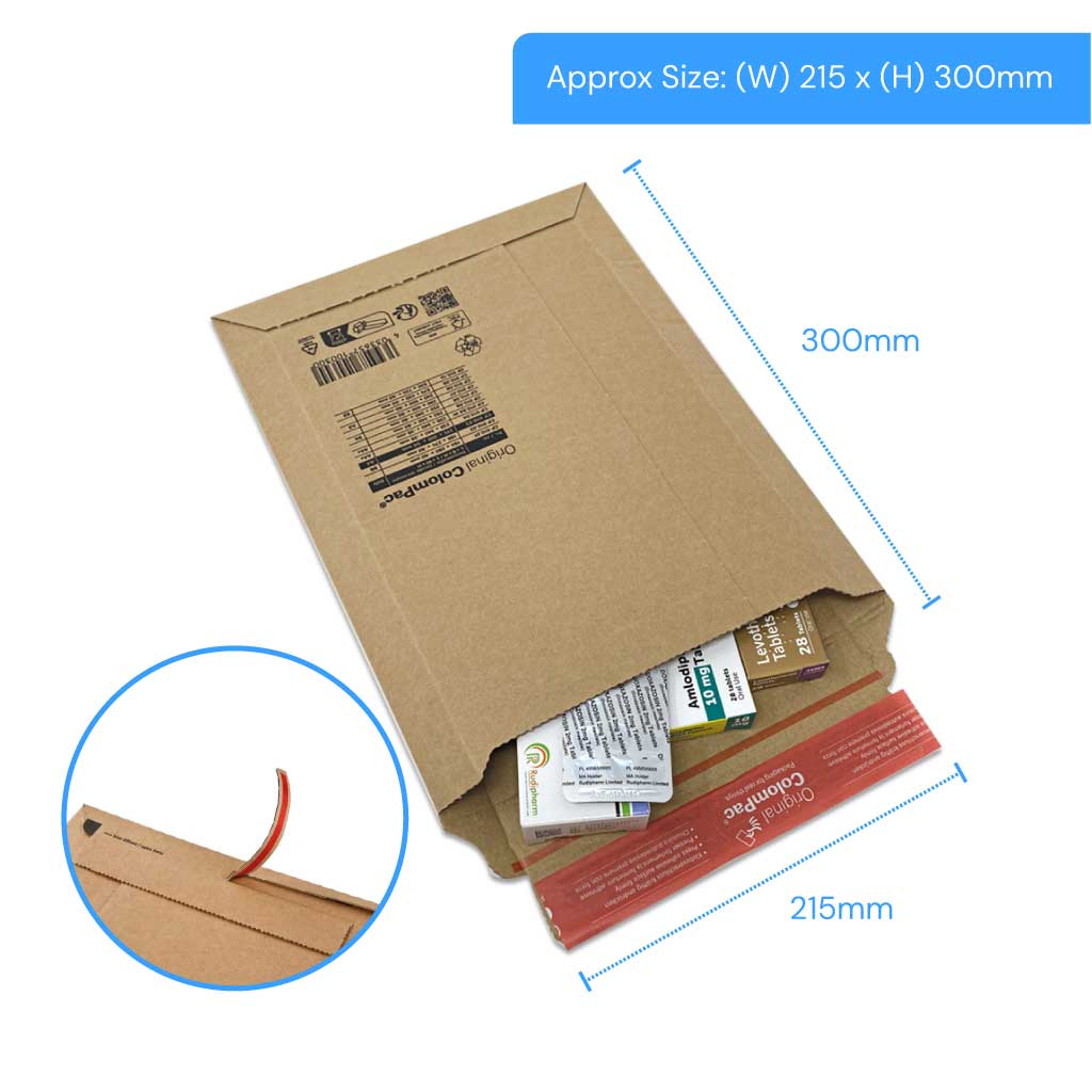 Medium Card Envelope 215x300x0-50mm