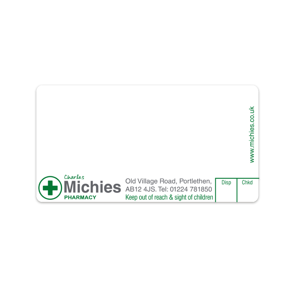 [BREMT2563] Charles Michies Portlethen Labels 