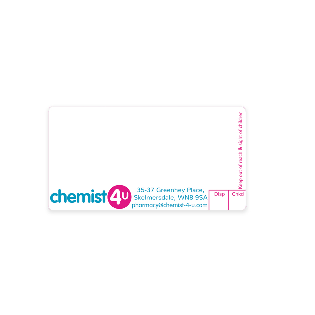 [EMT1612] Chemists 4 U Dispensing Labels PERM