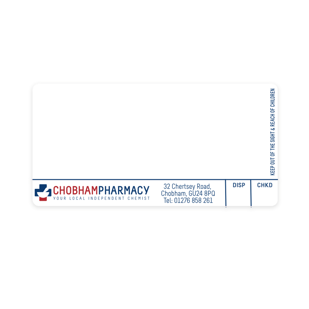[AZEMT2201] Roshban Chobham Pharmacy Labels