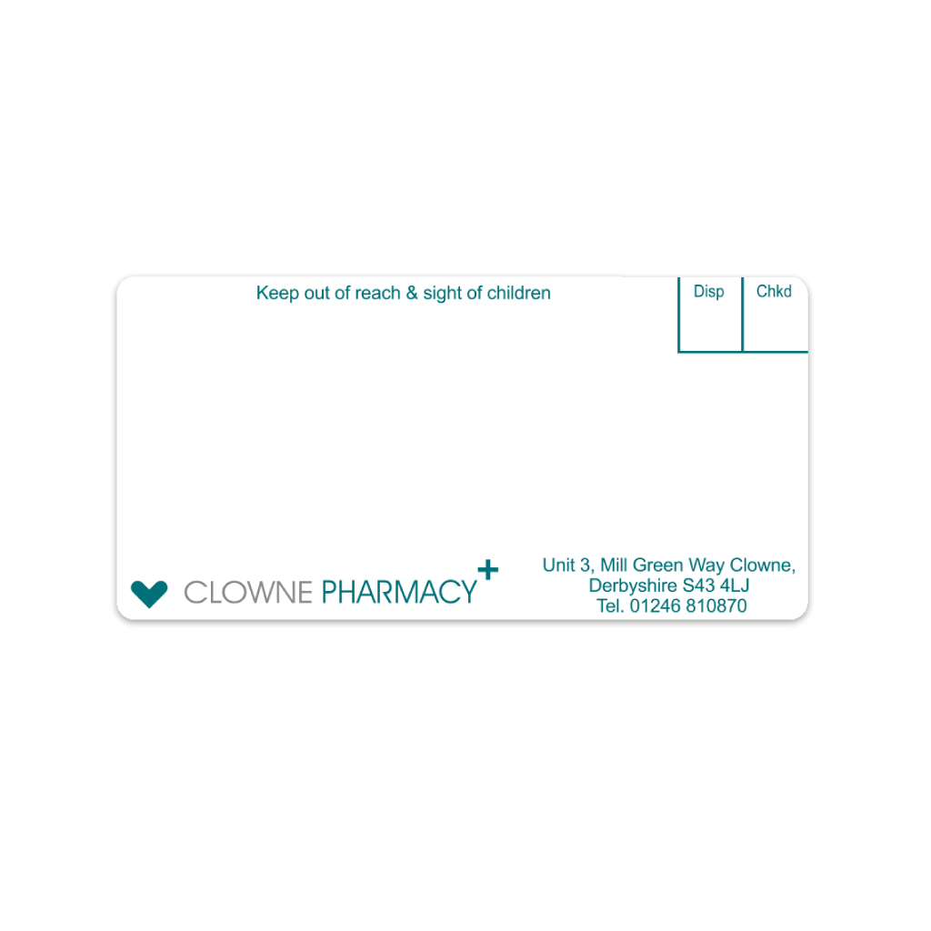 [AZEMT3191] Ascent Group   Clowne Pharmacy Labels