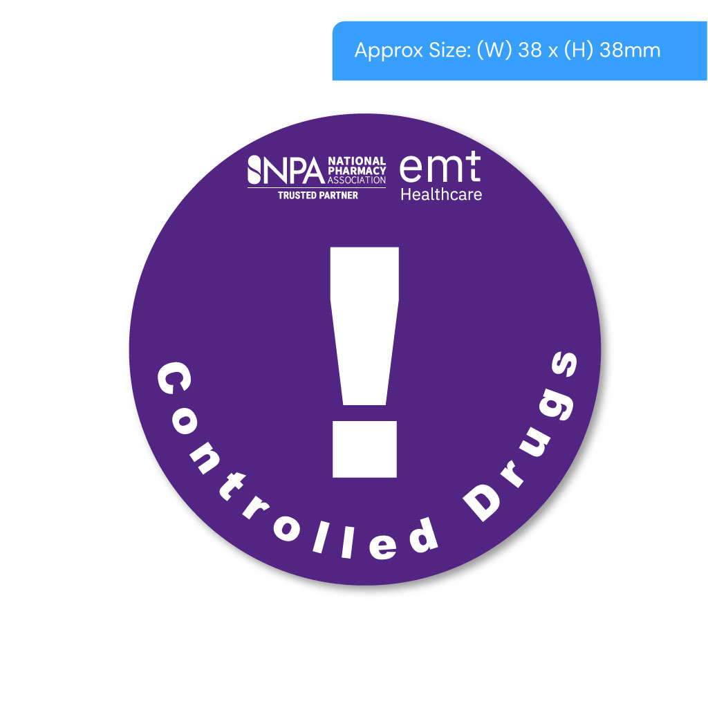 controlled drugs alert labels