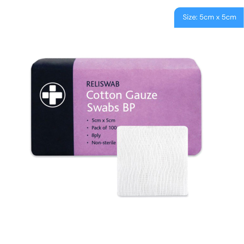 Cotton Gauze Swabs Non Sterile 5cm 5cm