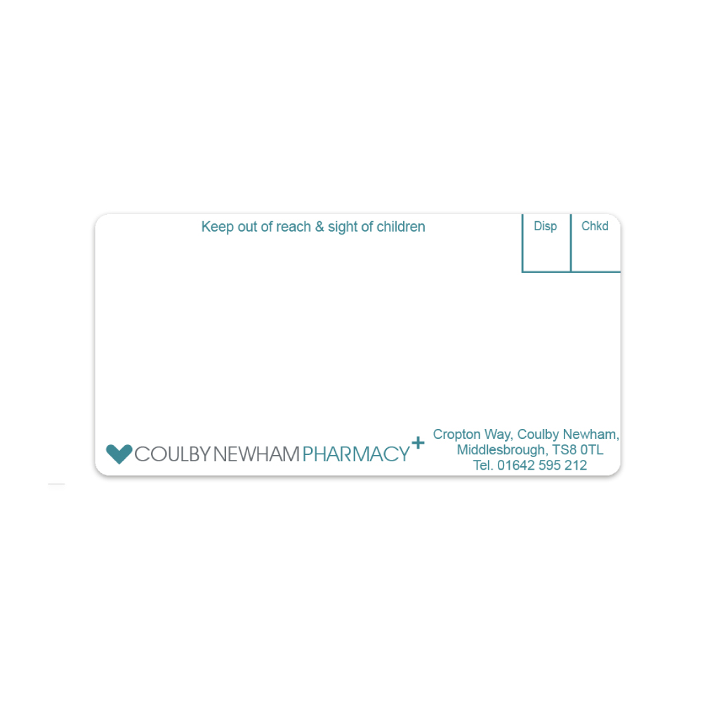 [EMT1753] Ascent Group   Coulby Newman Pharmacy Labels