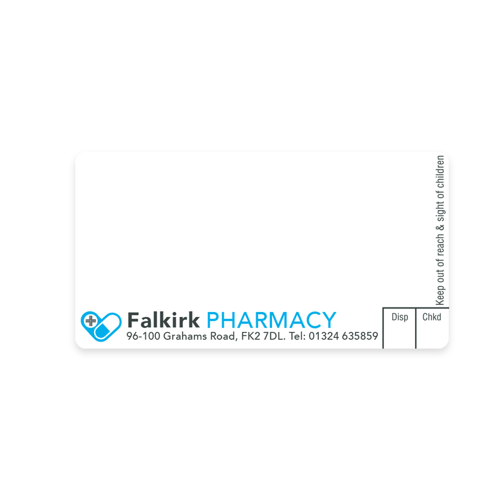 [BREMT2860] Falkirk Pharmacy Labels 70x37