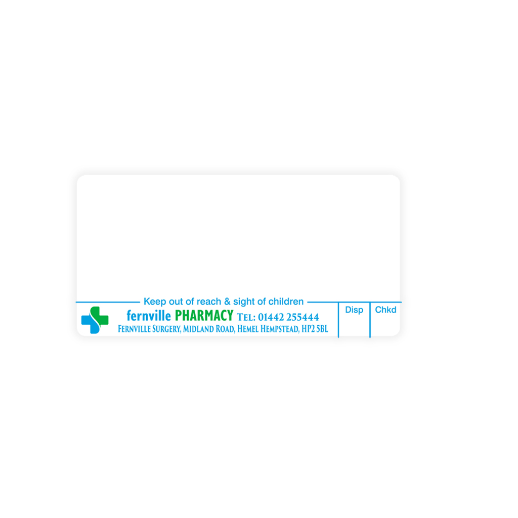 [AZEMT2529] Fernville Dispensing Labels (Jade)