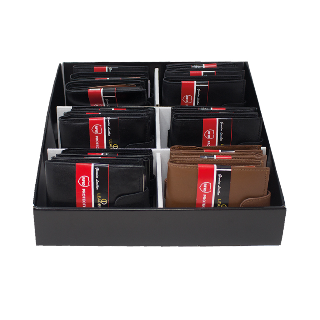 Gents Wallet With RFID Protection Assorted