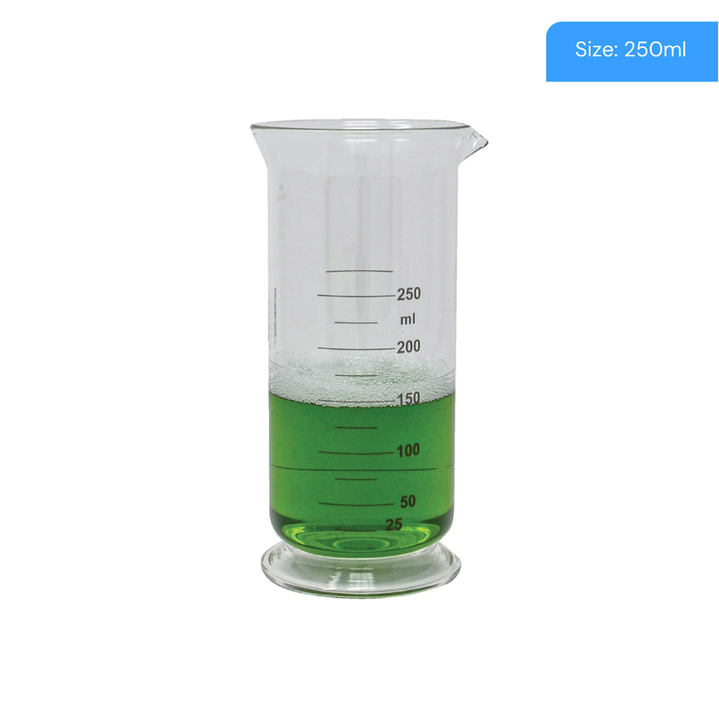 [BELL250] Graduated Beaker Glass Measure - 250ml