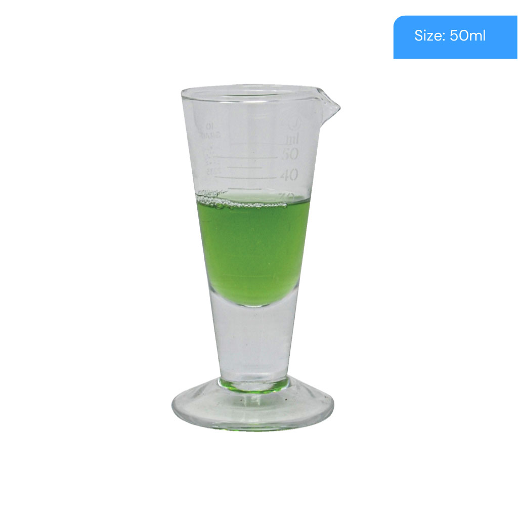 glass measuring beaker 50ml