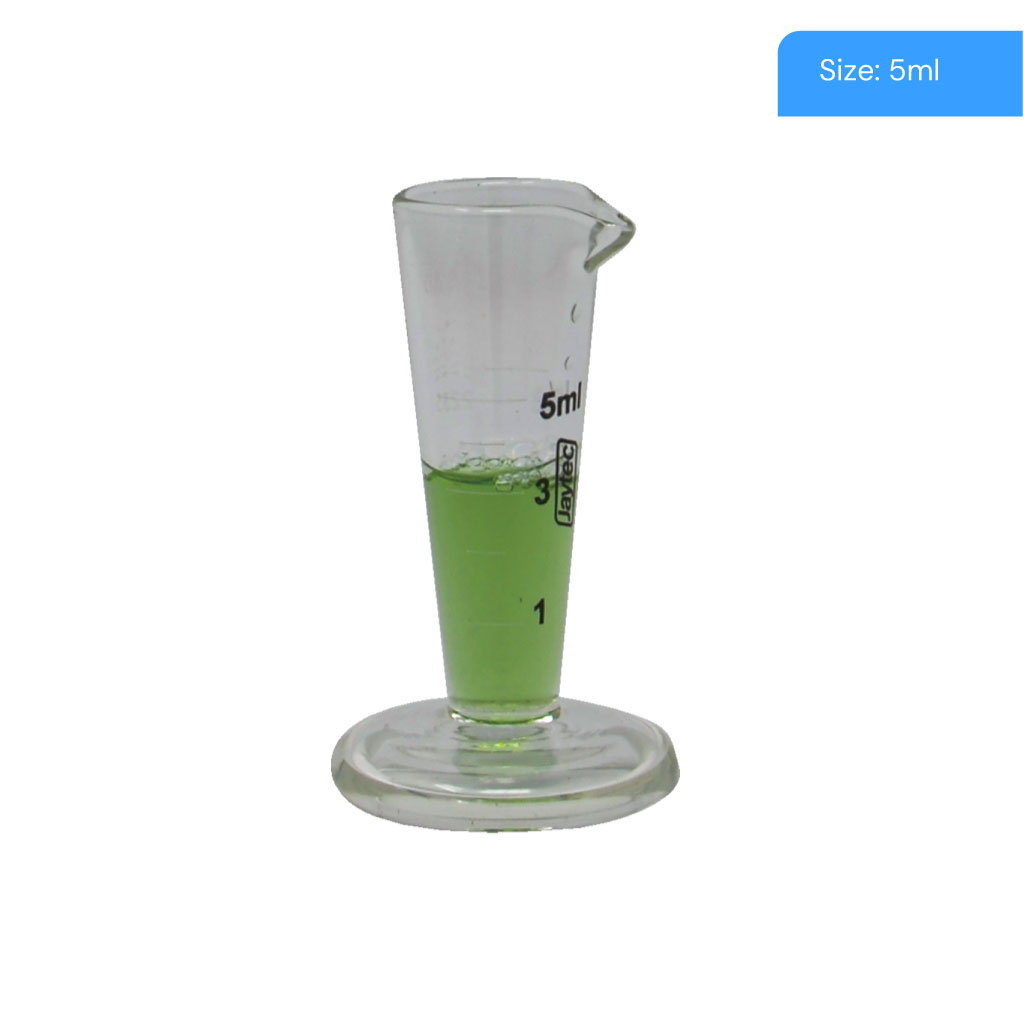 [MEA005SS] Grad Conical Glass Measure - 5ml