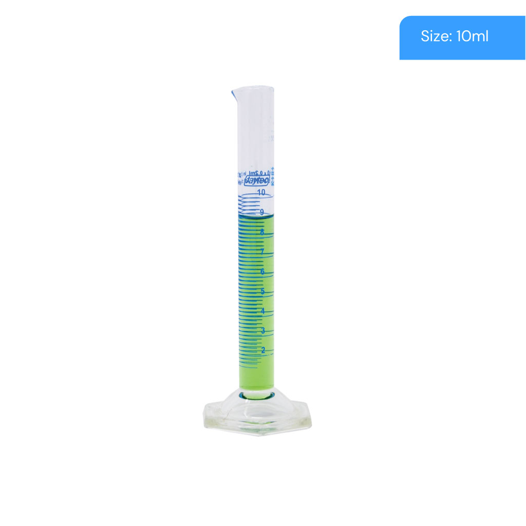 [CYM10] Graduated Straight Glass Measure - 10ml