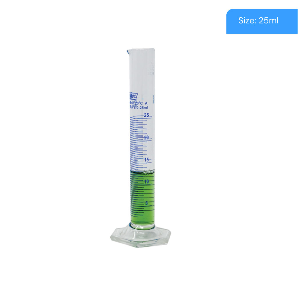 [CYM25] Graduated Straight Glass Measure - 25ml