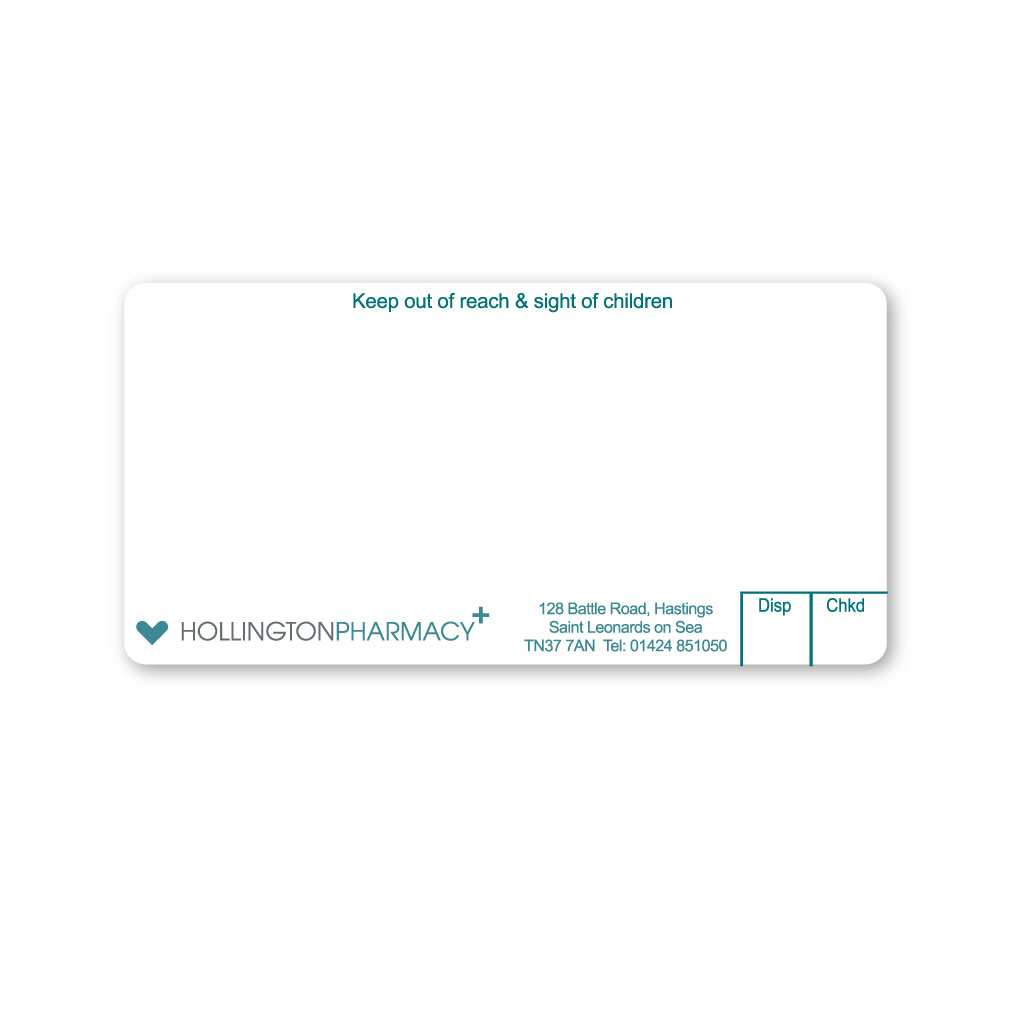[AZEMT2432] Ascent Group   Hollington Pharmacy Labels