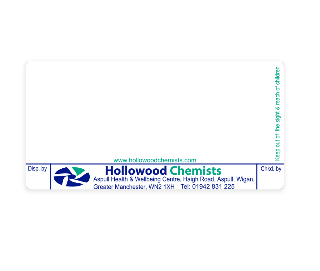[EMT4514] Hollowood Chemist Aspull Labels