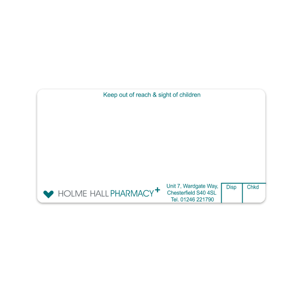 [AZEMT3338] Ascent Group   Holme Hall Pharmacy Labels