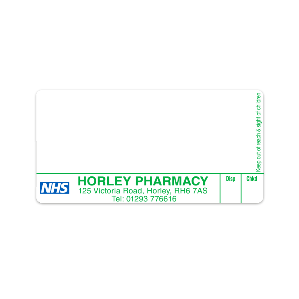 [EMT4533] Horley Late Nigh Pharmacy Labels