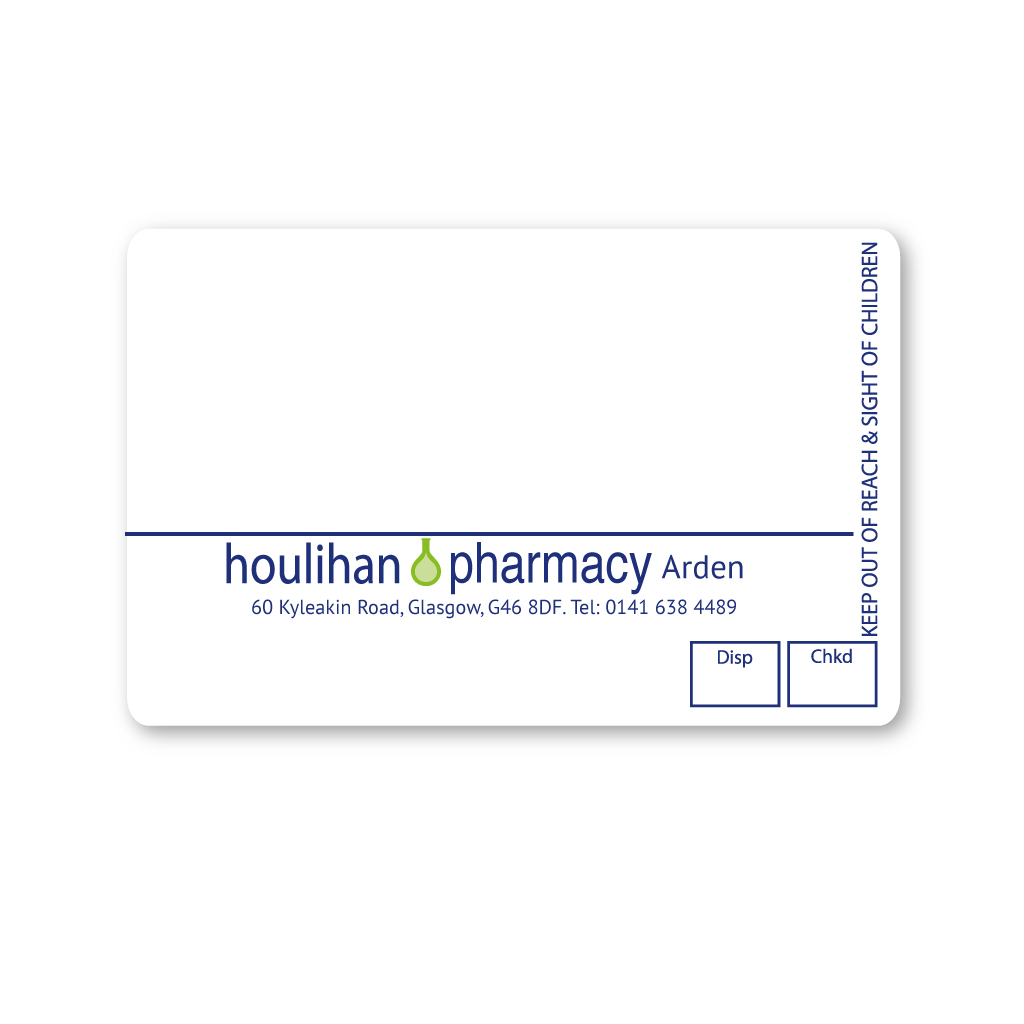  Houlihan Group - Arden Pharmacy Labels
