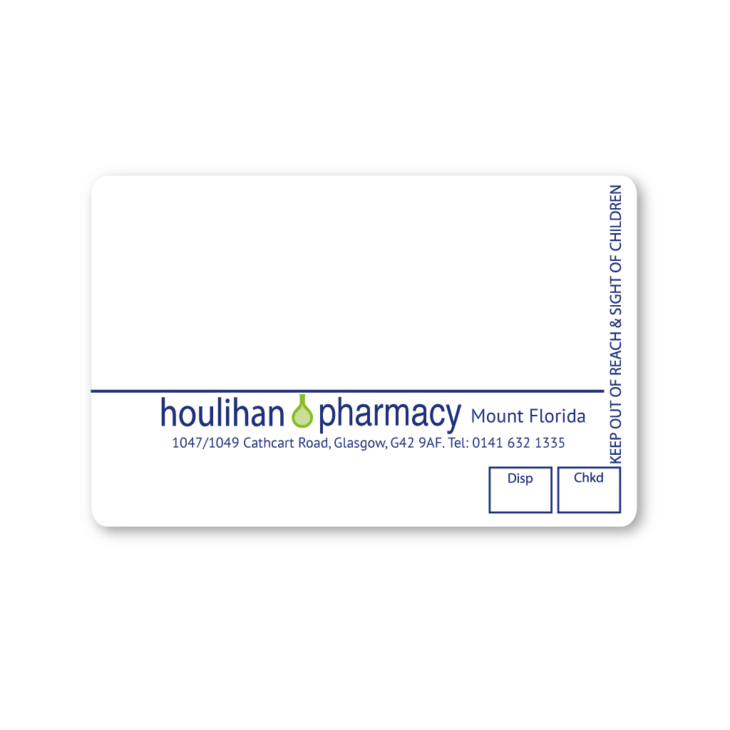  Houlihan Group   Mount Florida Pharmacy  Labels