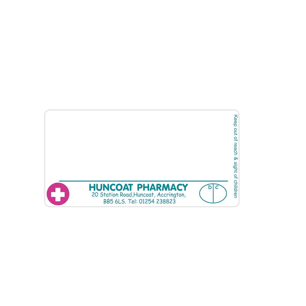 Huncoat Pharmacy Dispensing Labels