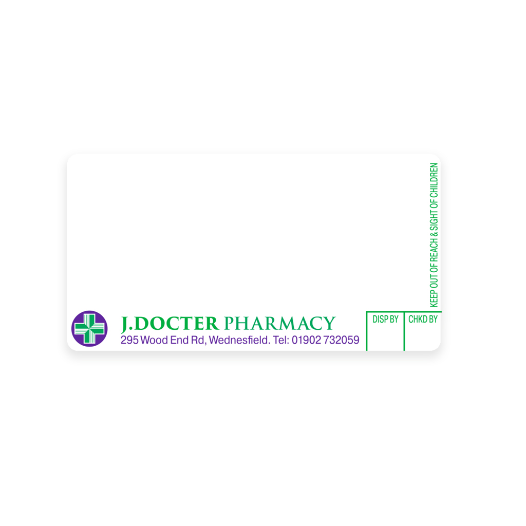 [EMT4348] J Doctor Wood End 70X37 Labels