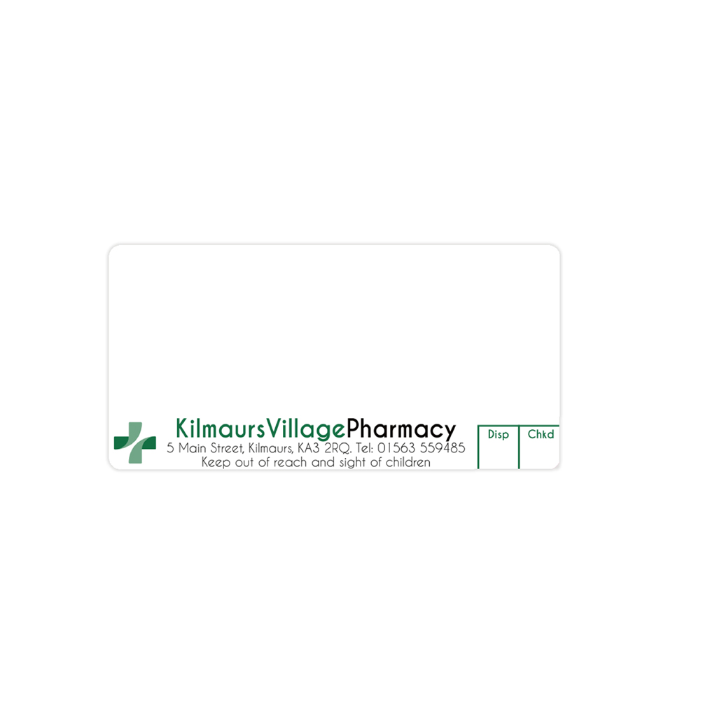 [AZEMT2437] Central Pharmacies (Kilmaurs Village) Labels 