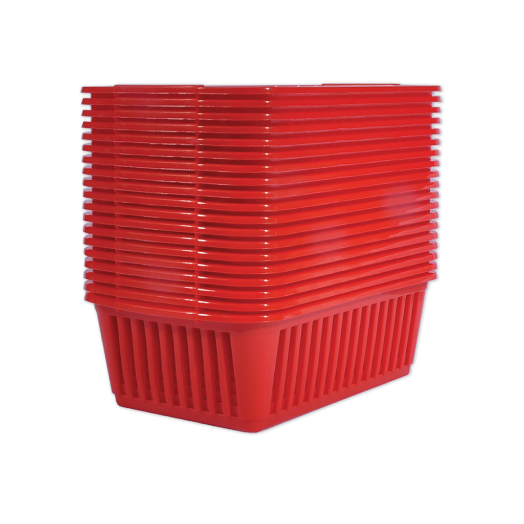 [S03L092] Baskets - Large, Red (Pack of 20)