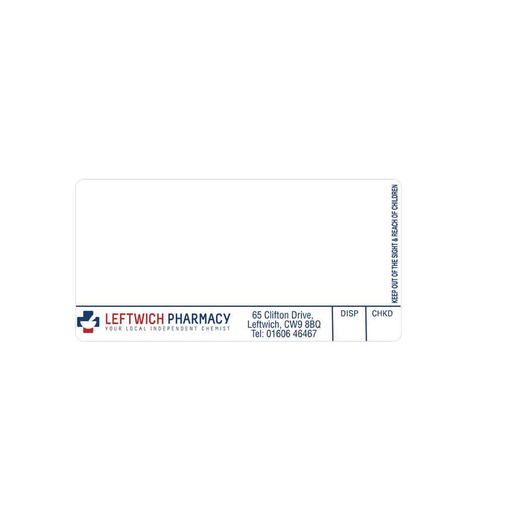 [EMT1701] Roshban Leftwich Pharmacy Labels
