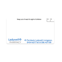 Ladywell Pharmacy Dispensing Labels