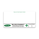 M&D Green Bellfield Pharmacy Labels