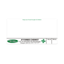 M&D Green JF Forbes Chemist Labels