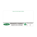 M&D Green Kenilworth Pharmacy Labels