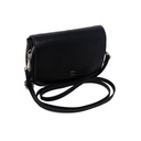 Small Zip Handbag Black