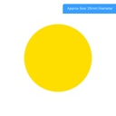 Yellow Coloured Stickers