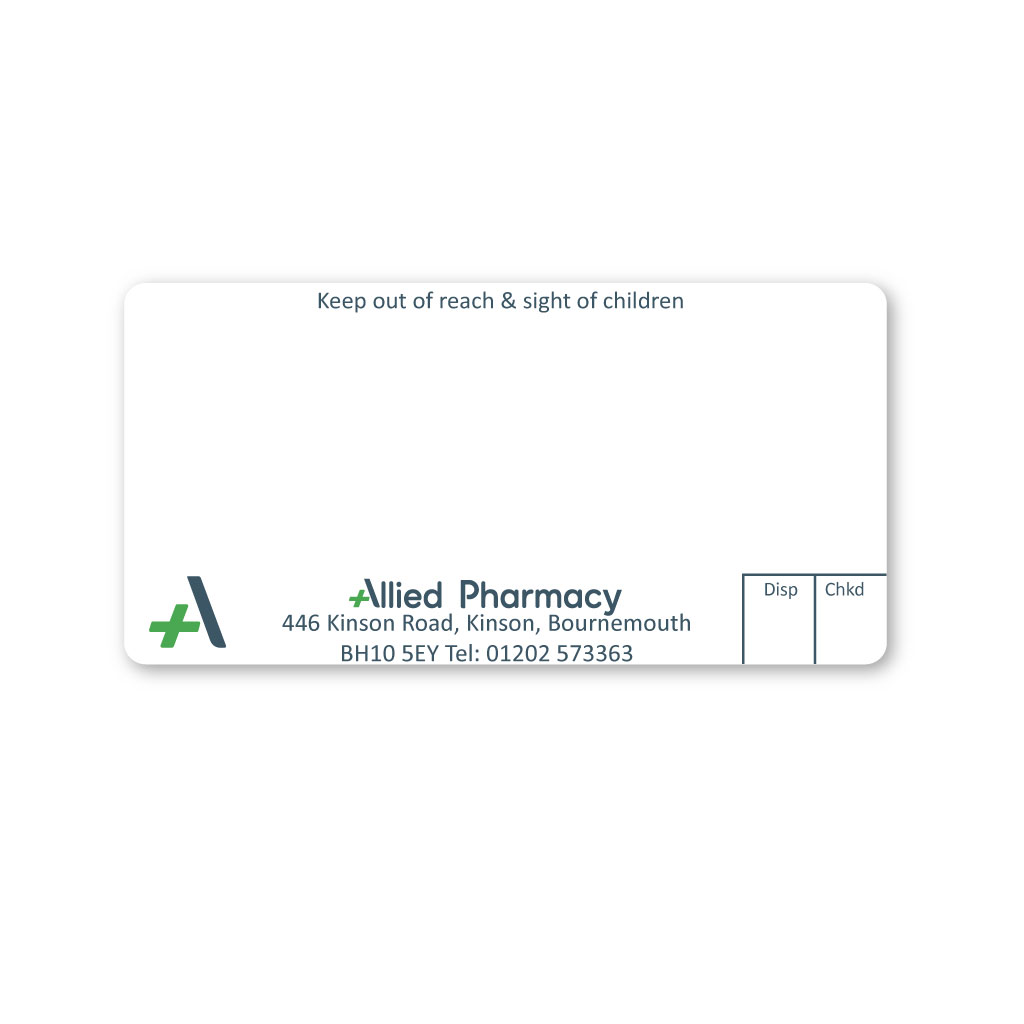 Allied Kinson Pharmacy Labels | EMT Healthcare