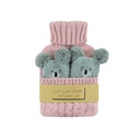 1L Hot Water Bottle and Socks Set