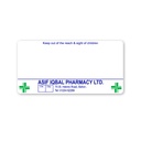 Asif Iqbal Pharmacy Labels